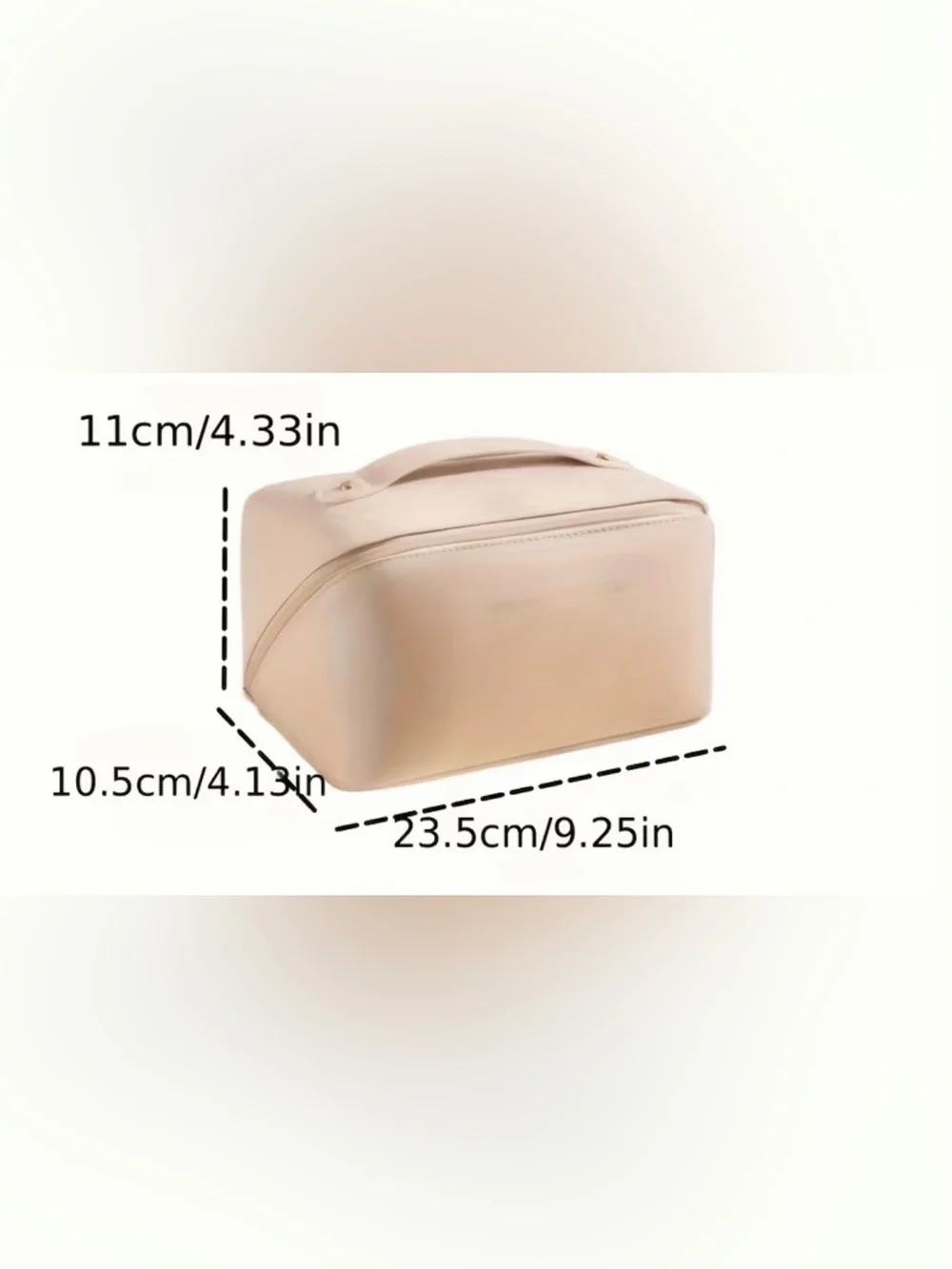 Pink 'Rose of No Man's Land' Cosmetic Travel Case
